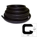 Taco Marine TACO Flexible Vinyl Trim - &#188;" Opening x &#189;"W x 25'L - Black V30-1008B25-1